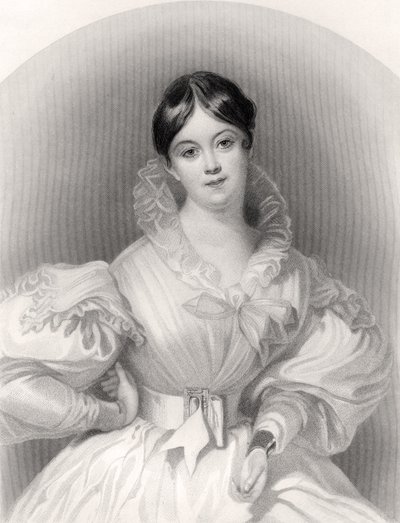 Letitia Elizabeth Landon, graviert von J. Thompson, aus 